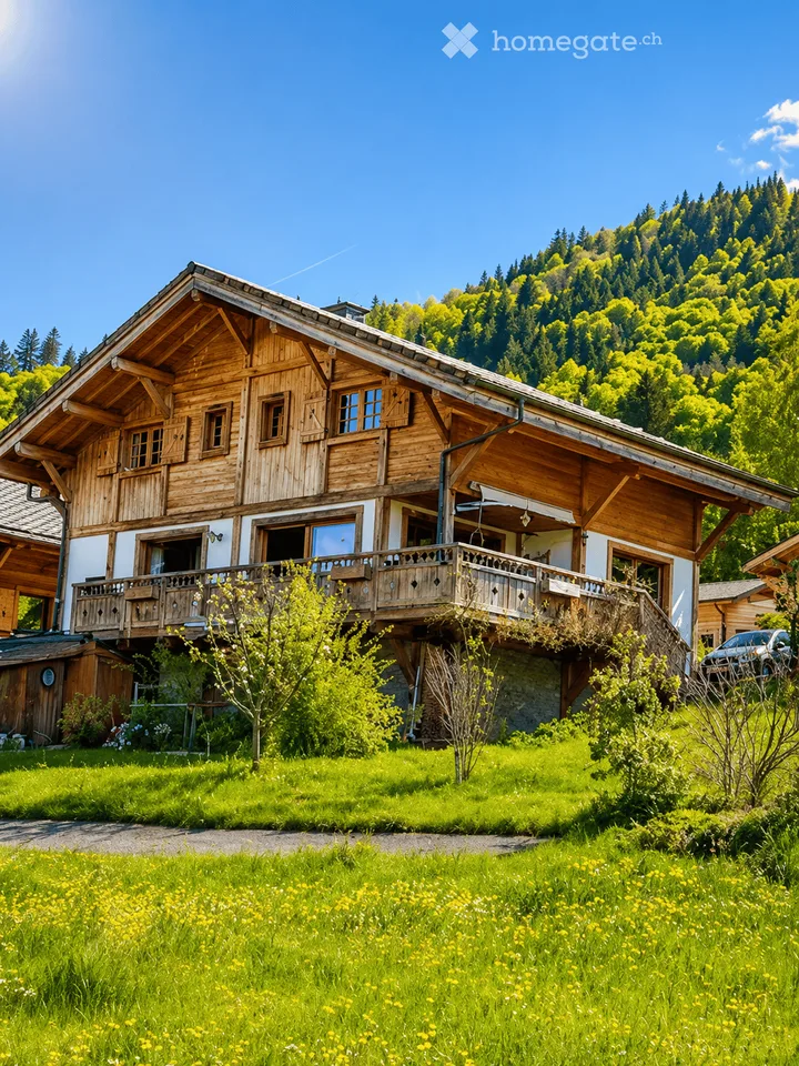 Chalet en vallée verte 45min de la suisse
