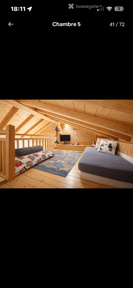 Chalet en vallée verte 45min de la suisse