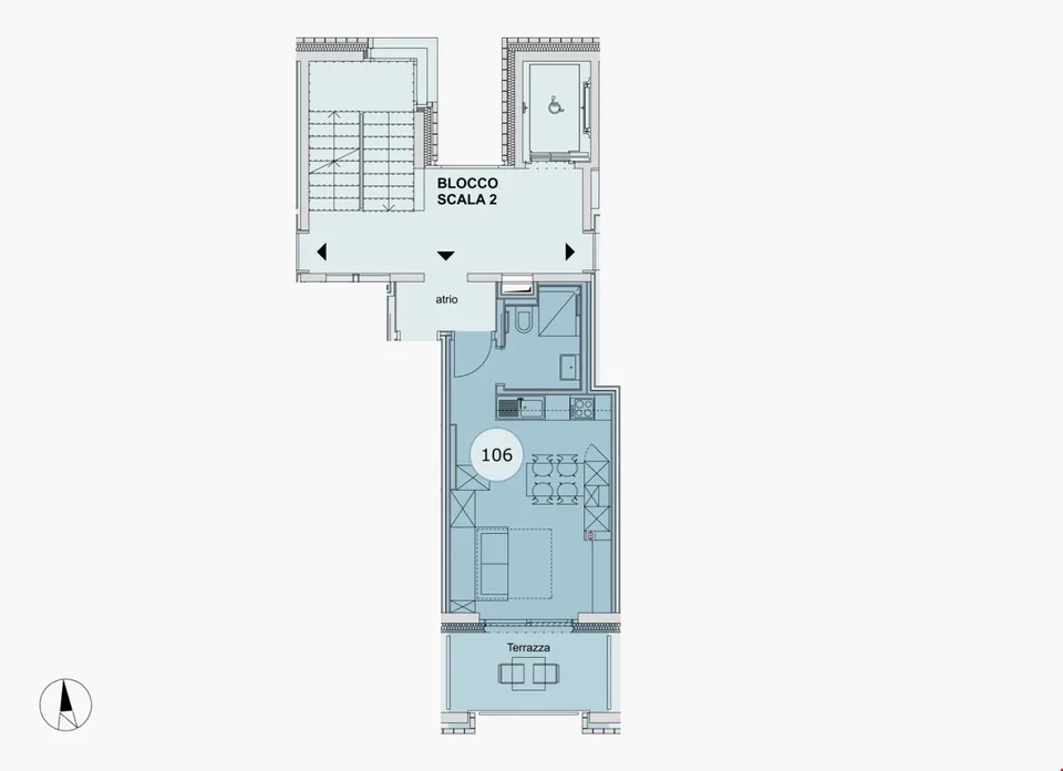 RIVA SAN VITALE - AFFITTASI APPARTAMENTO ARREDATO CON BALCONE(Rif.106) – foto 17 di 17
