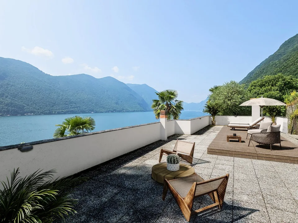 ORIA/VALSOLDA - AFFITTASI VILLA CON SPLENDIDA VISTA LAGO