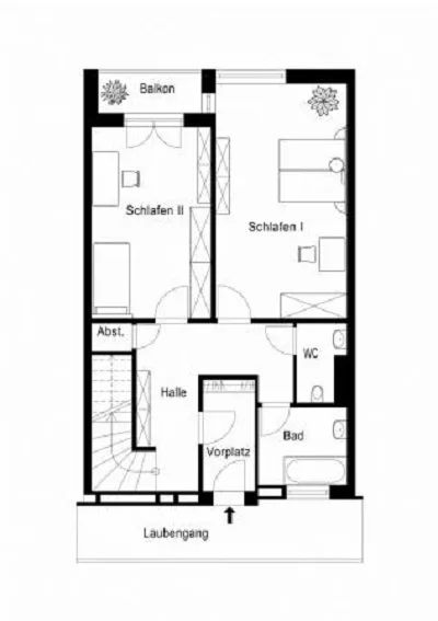Appartement maisonnette spacieux à louer ! – photo 11 sur 12