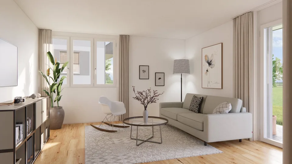 4.5-Zimmer-Neubau-Gartenwohnung in Opfershofen TG