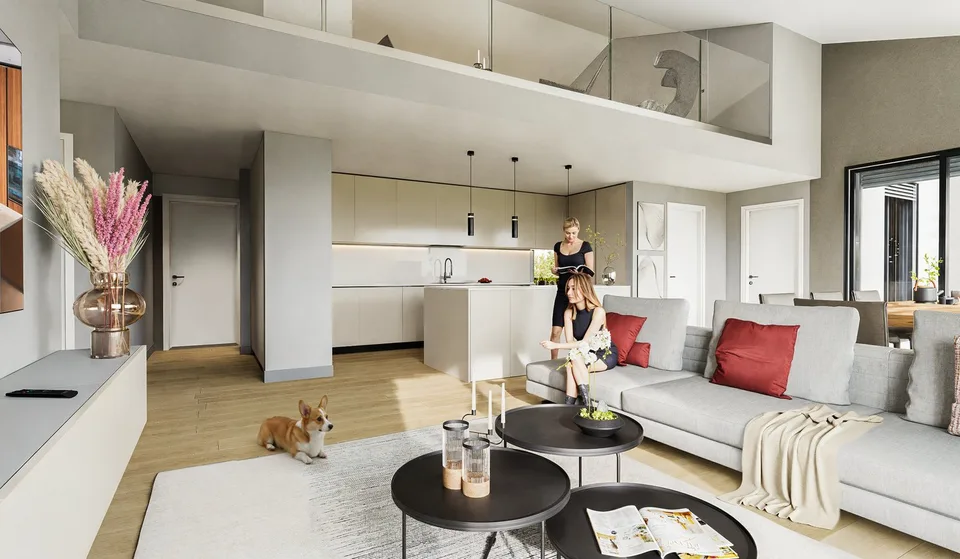 MERAVIGLIOSO DUPLEX DI 4.5 LOCALI CON GIARDINO PRIVATO A BOSCO LUGANESE PPP5