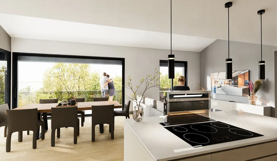 MERAVIGLIOSO DUPLEX DI 4.5 LOCALI CON GIARDINO PRIVATO A BOSCO LUGANESE PPP5