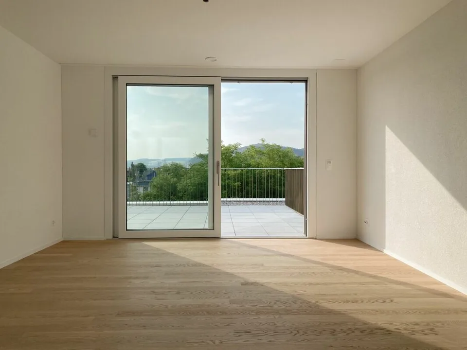 Erstvermietung: Moderne 2.5-Zimmer Attika-Neubauwohnung