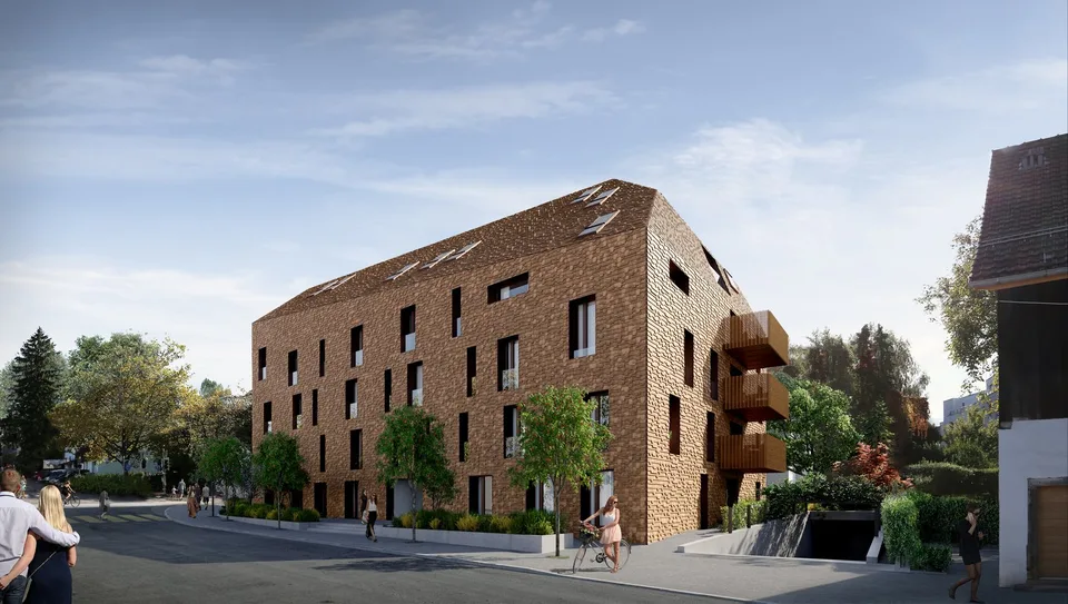 Appartamento di giardino esclusivo di 2,5 locali nel nuovo edificio CIRCLE SEVEN
