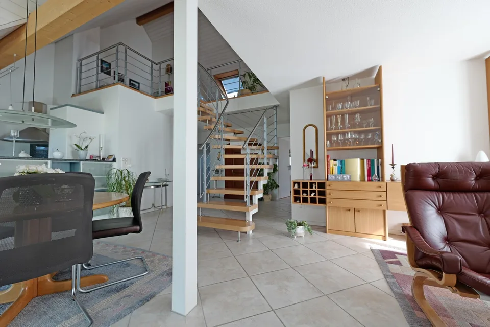 Appartement duplex 4,5 pièces avec jardin d'hiver