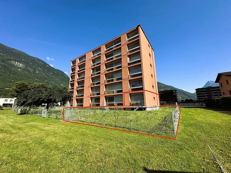 HELLIGES BIASCA: HELLES 4.5-ZIMMER-WOHNUNG MIT GARTEN – Foto 9 von 9
