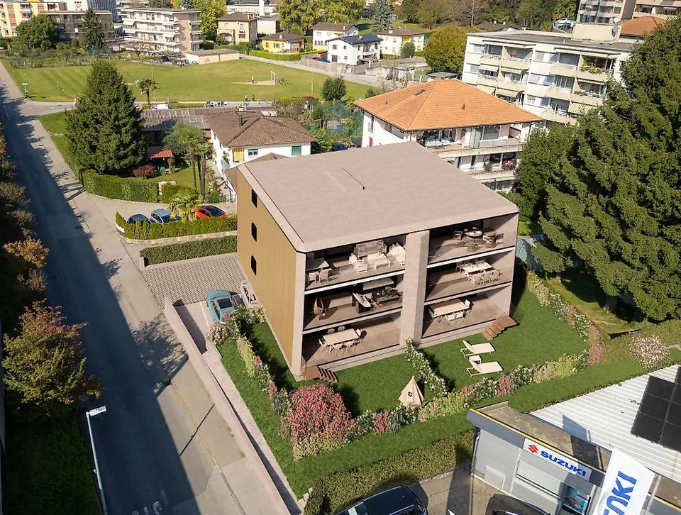 LUGANO-CADEMPINO: 4.5 LOCALI DI PROSSIMA COSTRUZIONE