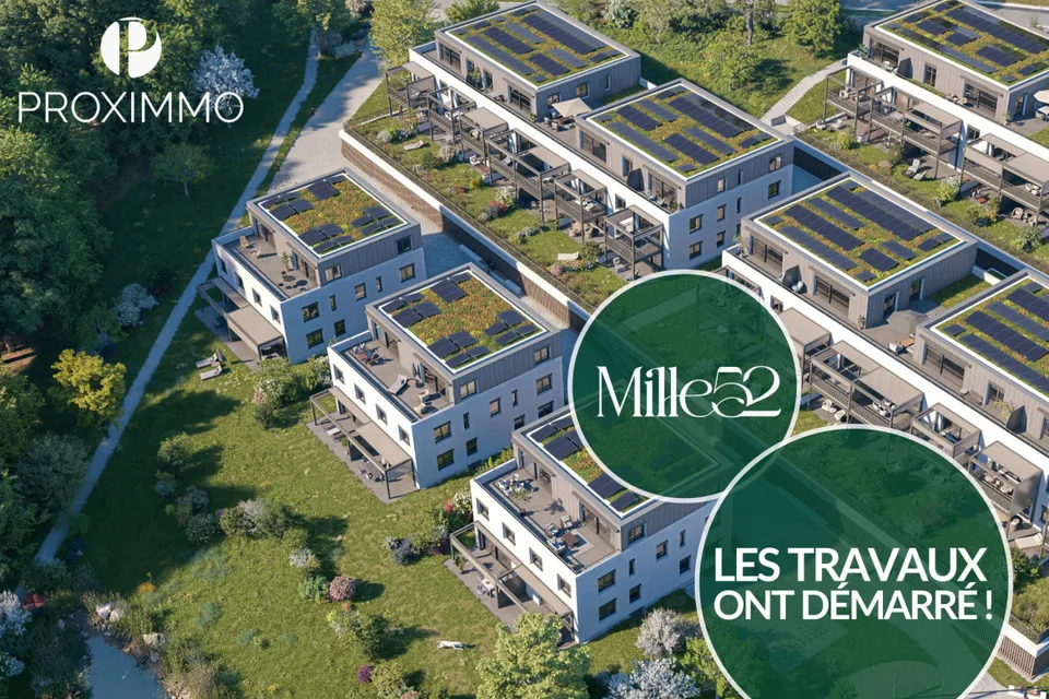 CHANTIER DÉMARRÉ - LOGEMENT FAMILIAL NEUF AVEC JARDIN !
