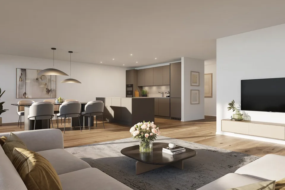 Residenza 54: Appartamento premium di 5,5 locali al 2° piano in una posizione ottimale in vendita.