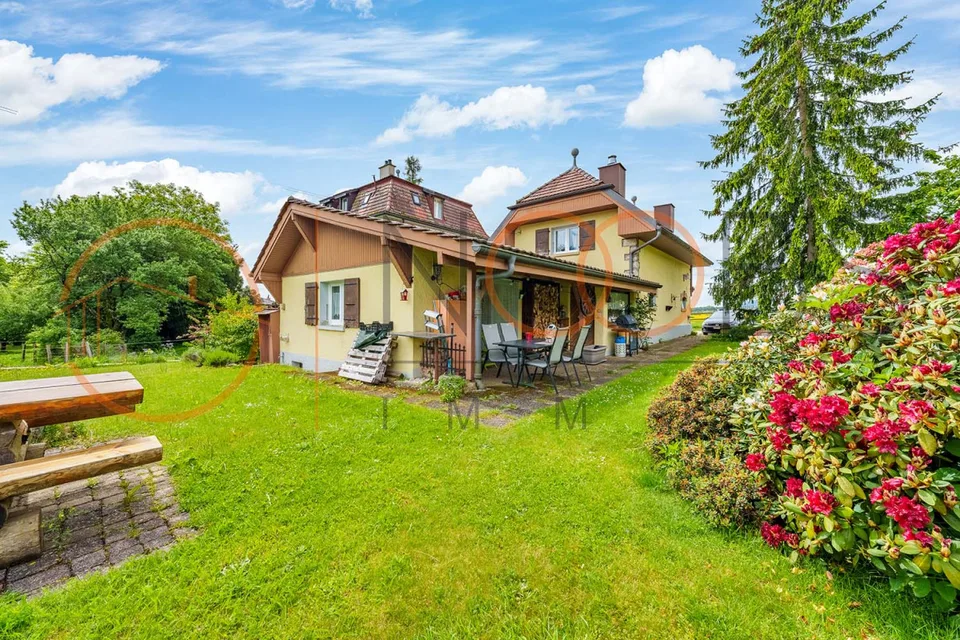 Havre de paix au Val-de-Ruz : villa individuelle 5 pièces et jardin