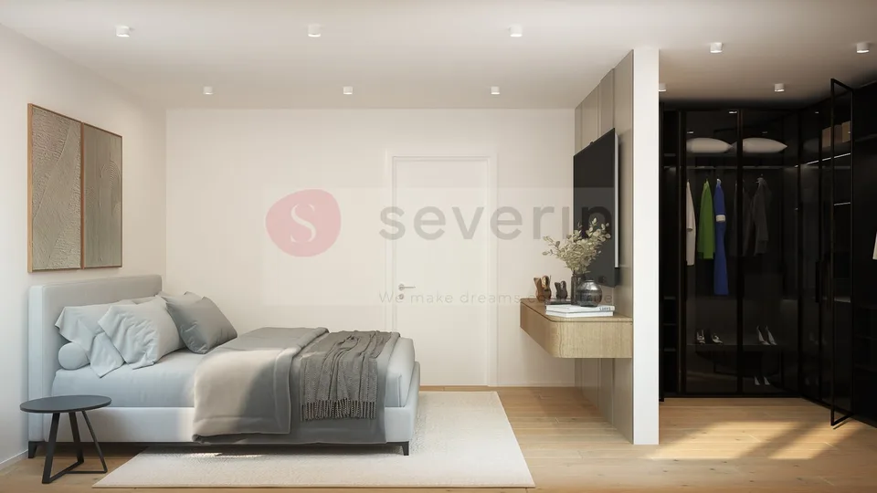 STANZA FAMIGLIA-NUOVA COSTRUZIONE- 5.5 LOCALI- CASA FAMILIARE DOPPIA, 144m2-COMPRESO TGPP