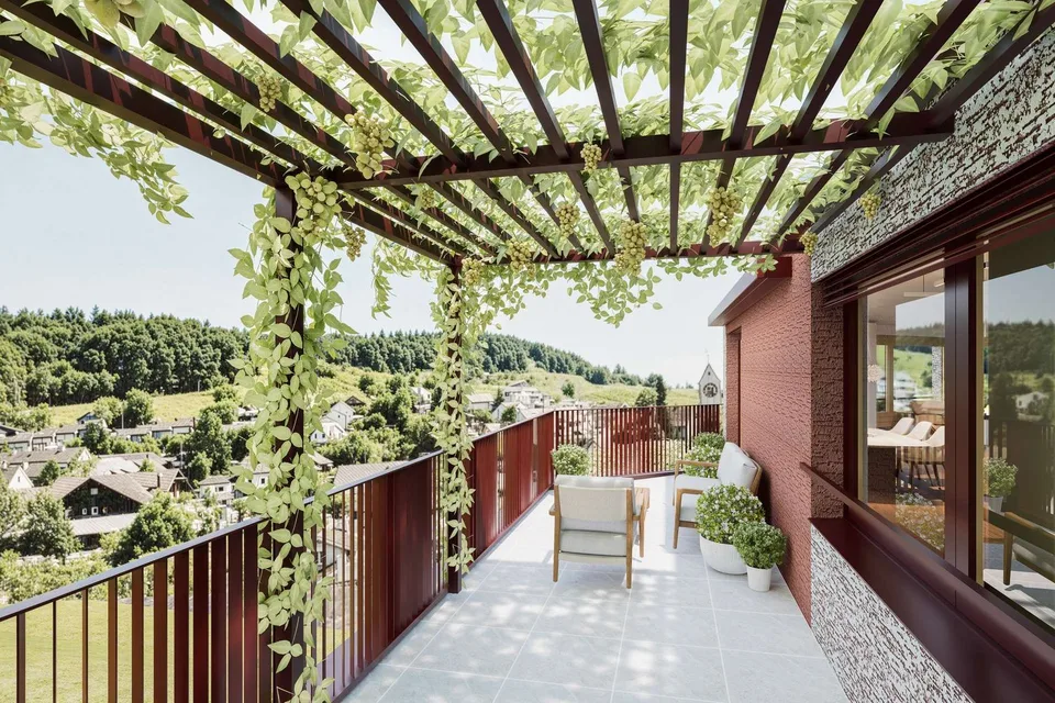 3.5-Room Maisonette - Modern Living Over 2 Floors - "Among the Vines"