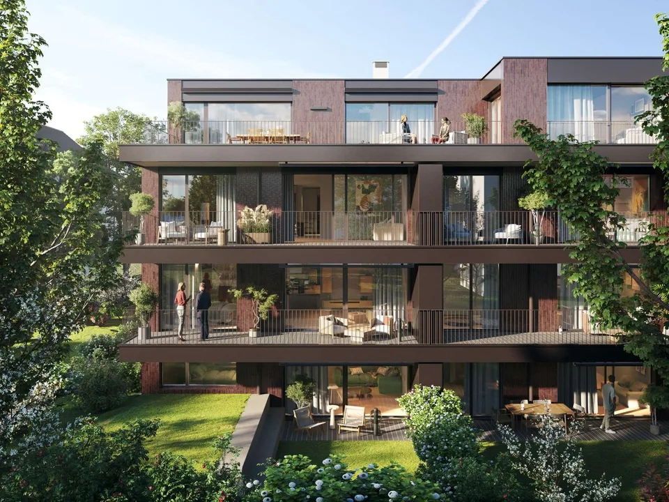 Familienidylle mit Garten: 4.5-Zimmer-Wohnung mit grossem Umschwung