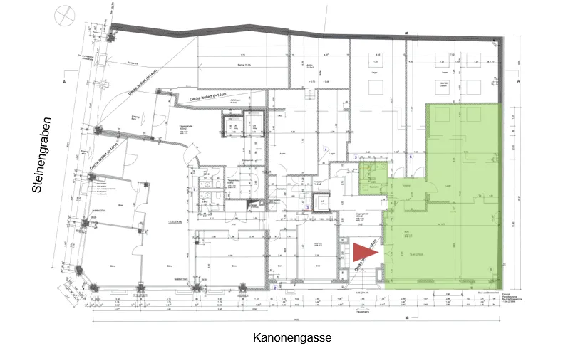 105m² office and studio space in the center of Basel