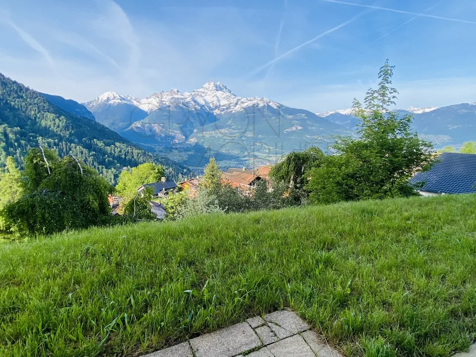 In affitto per un anno a Les Posses sur Bex, bel appartamento di 2 locali al pianterreno