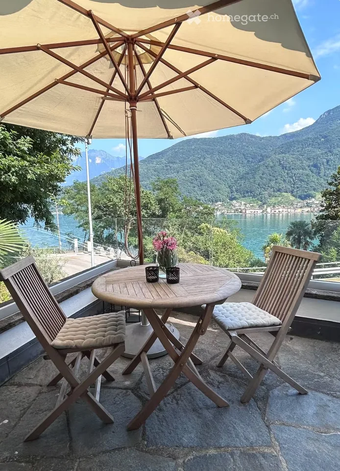 2.5 room Casa with lake view of Lake Lugano