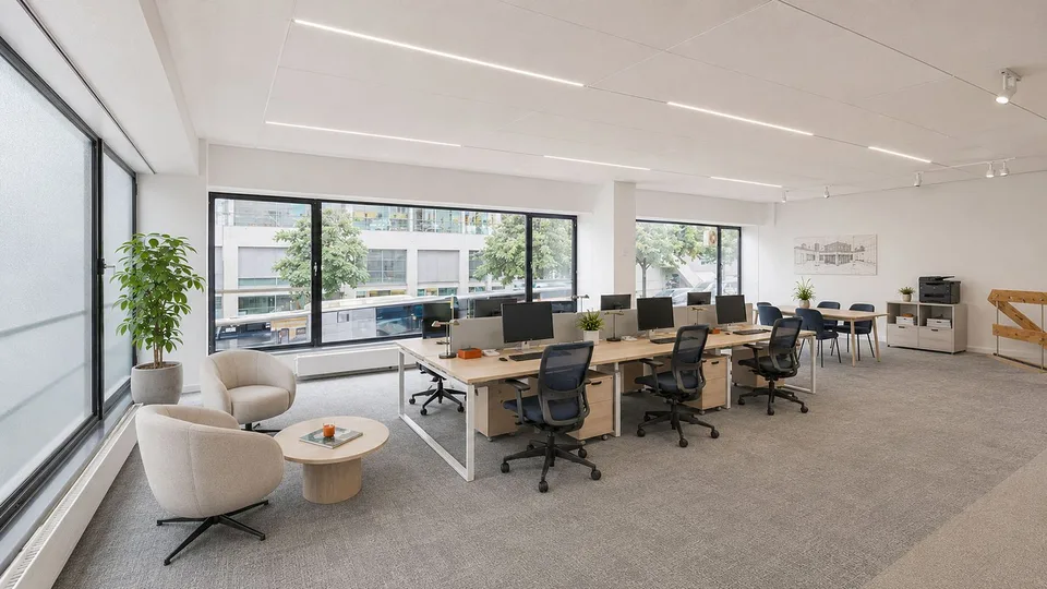 Arcata commerciale luminosa di 235 m² su due livelli - Morges 163