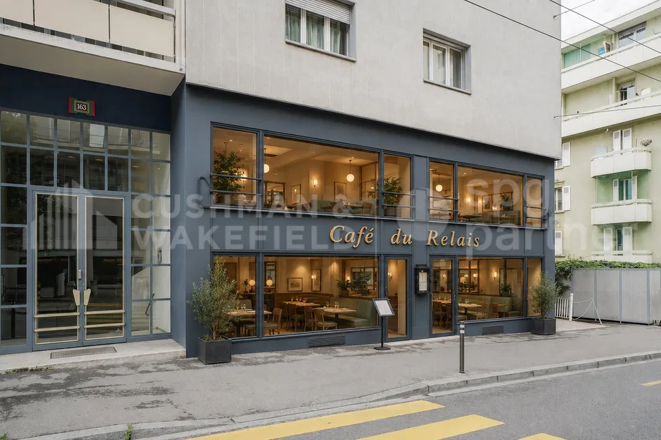 Arcata di 235 m² con alta visibilità, disponibile immediatamente - Morges 163