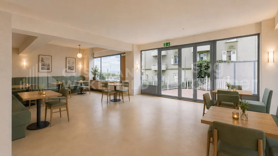 Arcata di 235 m² con alta visibilità, disponibile immediatamente - Morges 163