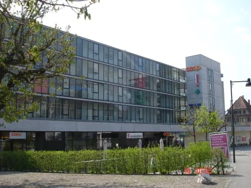 Im Dorfzentrum von Oberwil