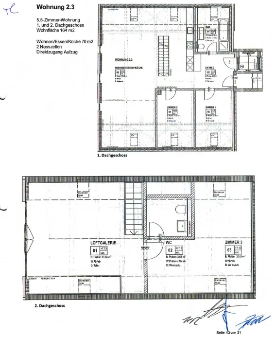 Grosszügige 5.5-Zimmer Maisonettewohnung mit viel Holz und Charme – Foto 8 von 8