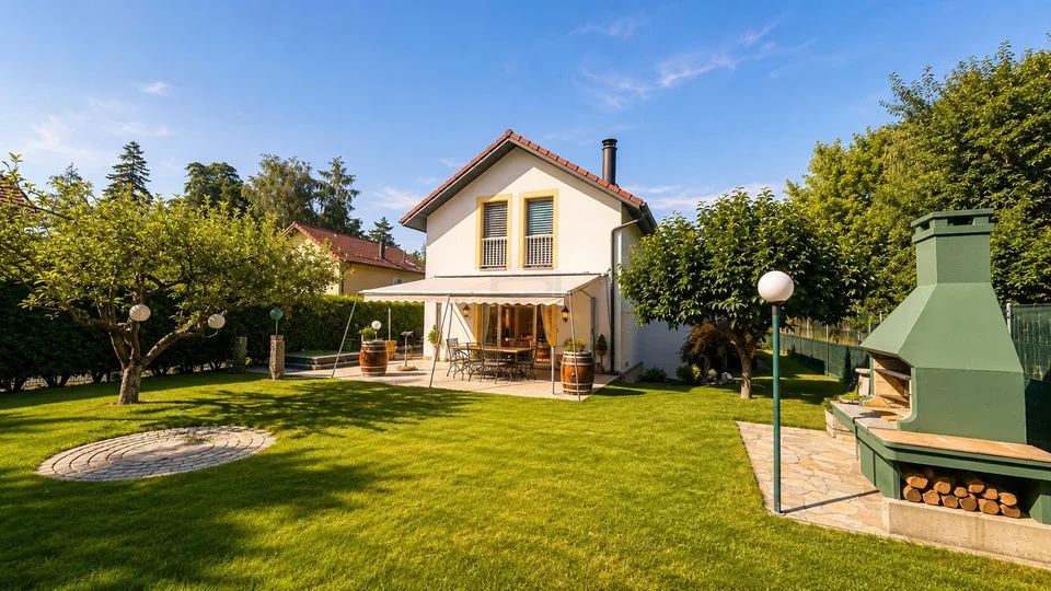 Charmante villa individuelle avec jardin arboré au coeur de Vernier