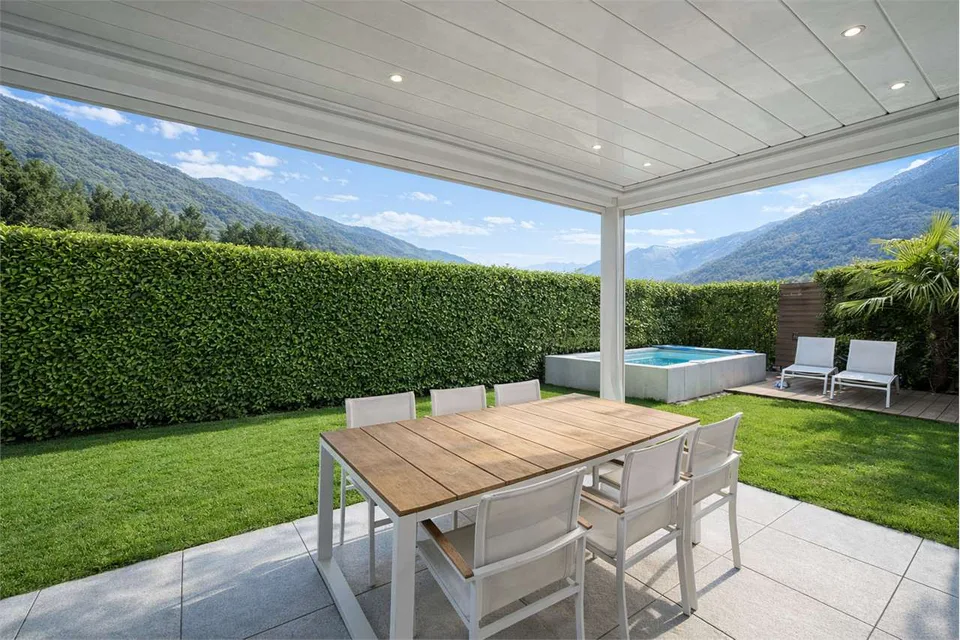 Apartment with Garden in Bironico