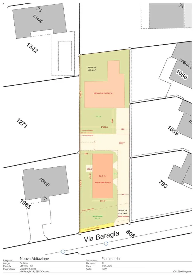 Terreno edificabile in vendita a Caslano