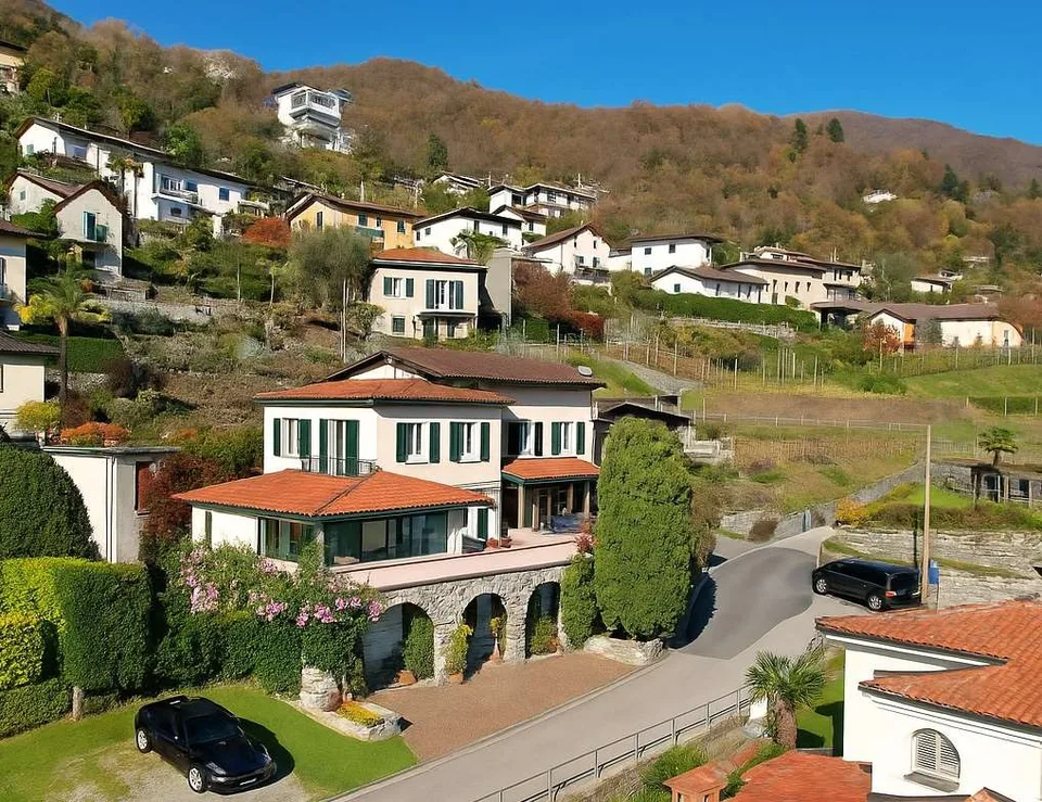 Brissago - Villa Mediterranea con Vista Lago