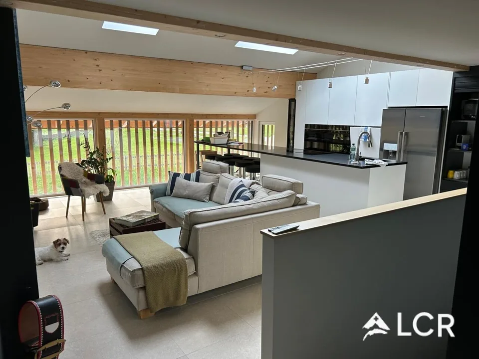 Schönes neues 4-Zimmer-Apartment mit Garten - Attalens