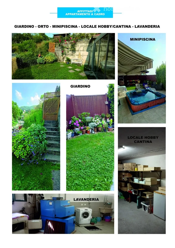 Appartement in einer Villa mit großem Garten und kleinem Gemüsegarten