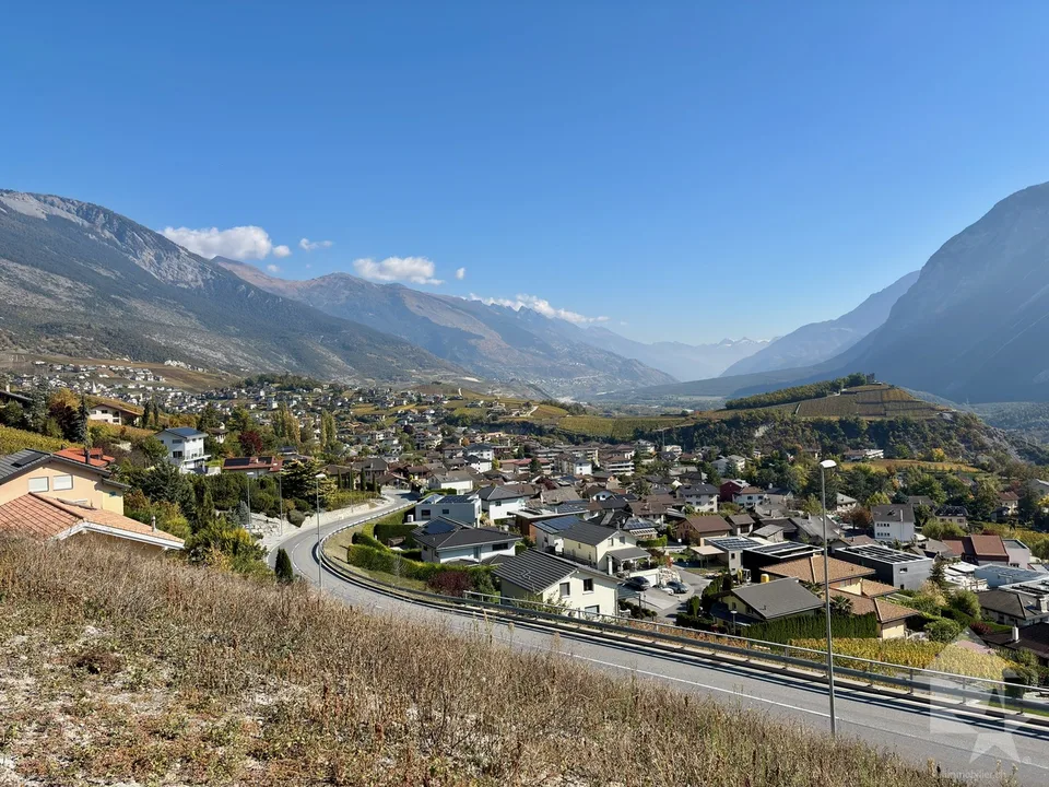 Parcelle équipée avec vue panoramique