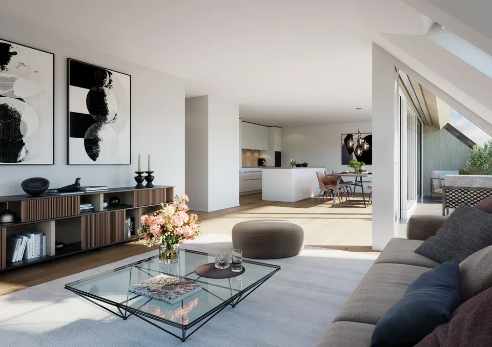 Neue grosse 5½-Zi.-Dachmais.Wohnung an fantastischer Aussichtslage