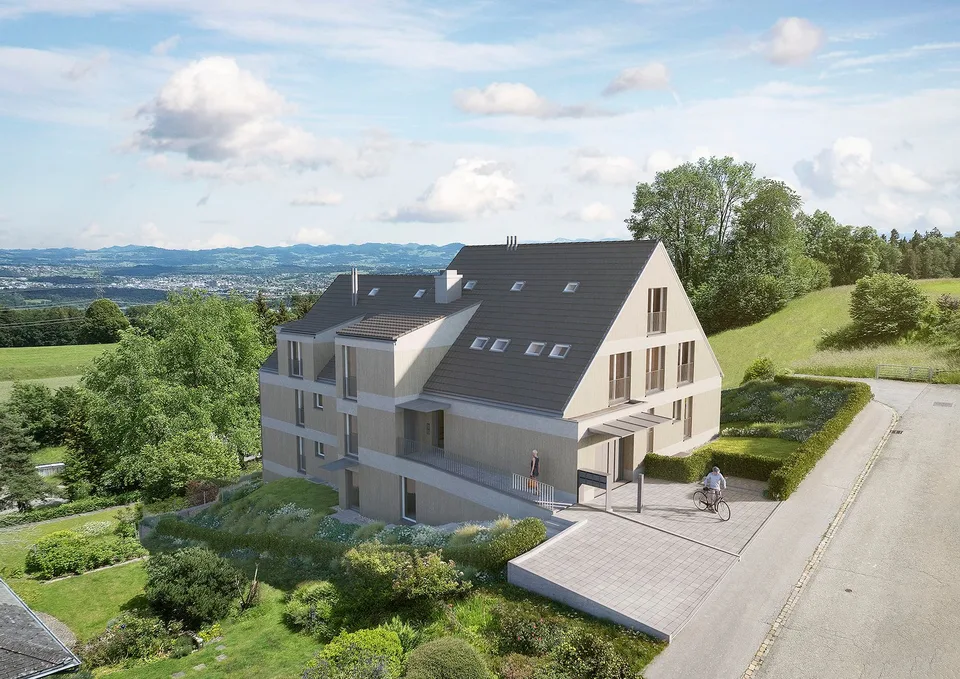 Neue grosse 5½-Zi.-Dachmais.Wohnung an fantastischer Aussichtslage