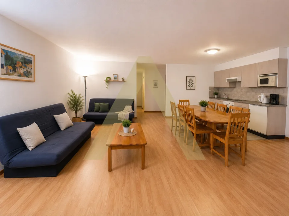 Gelegenheit für eine große Wohnung in einer grünen Umgebung