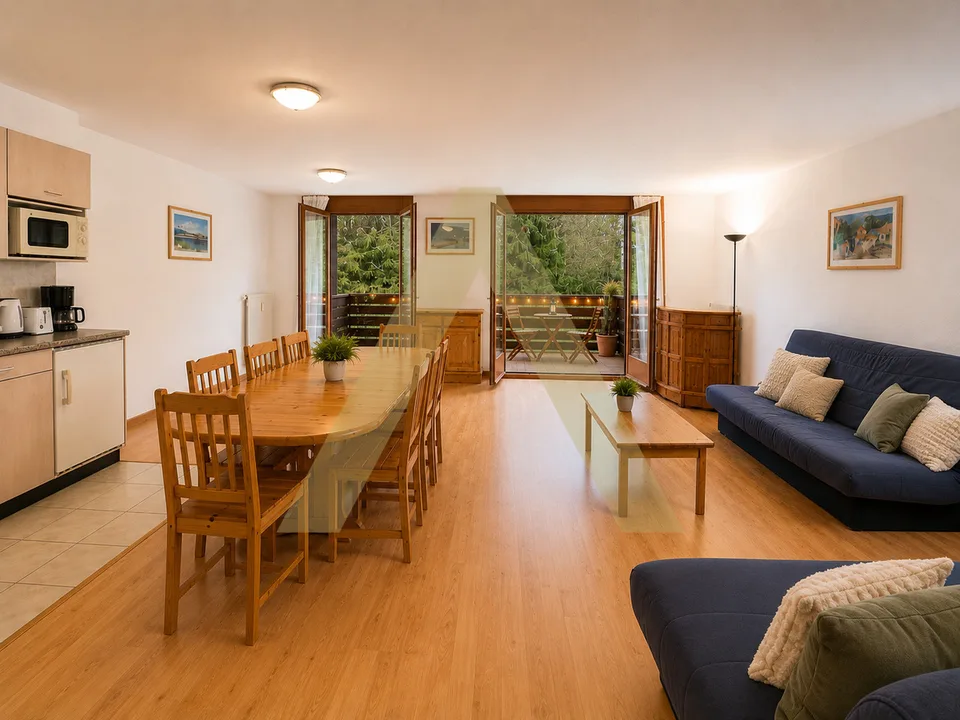Gelegenheit für eine große Wohnung in einer grünen Umgebung