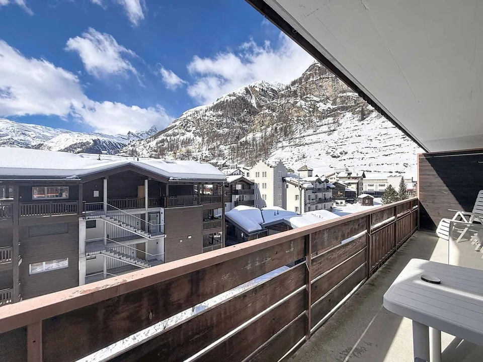 Appartement 2,5 pièces résidence secondaire exclusif avec vue dégagée sur le Cervin