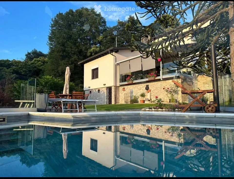 Villa aVilla Luganese vista panoramica piscina ascensore