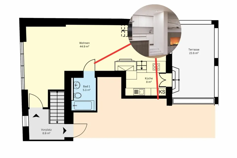 FRENKENDORF NEUBAU | Maisonette mit Wohnkomfort, Offenheit und Rückzugsmöglichkeiten