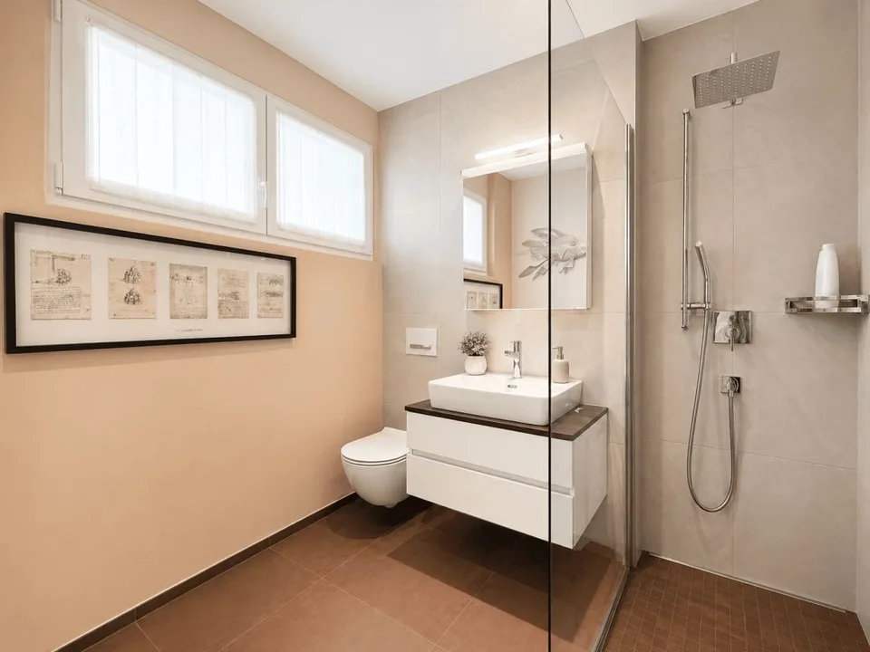 Moderne 3.5-Zimmer-Wohnung mit herrlichem Seeblick und 2 Tiefgaragenplätzen – Foto 9 von 10