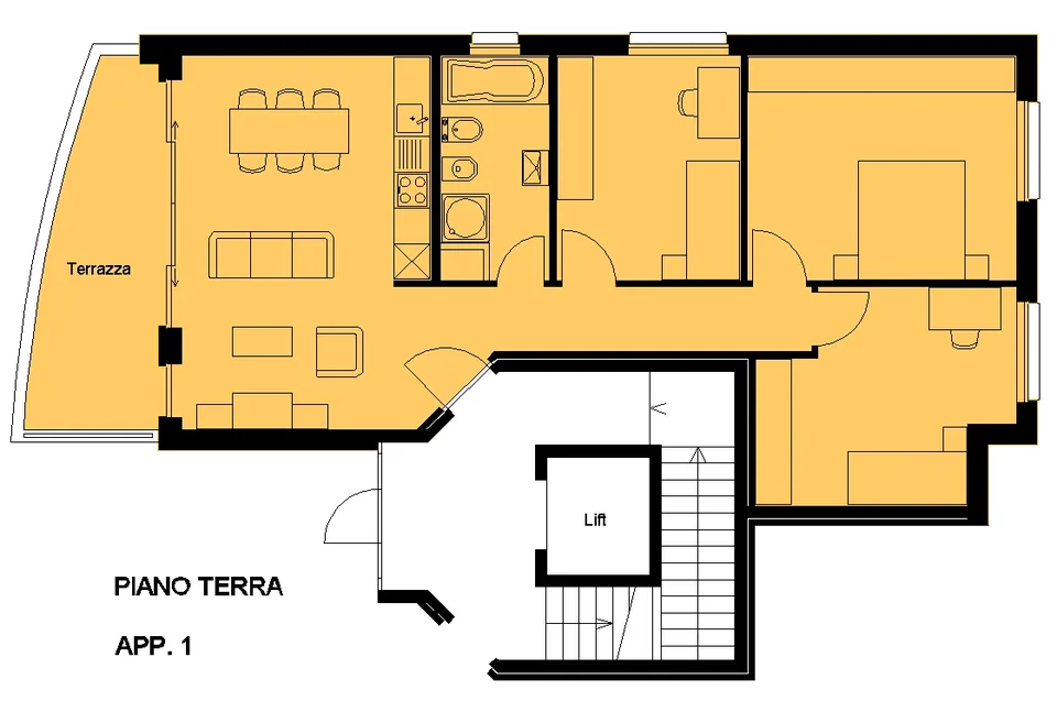 Stabio – si affitta 4.5 locali moderno e ben collegato
