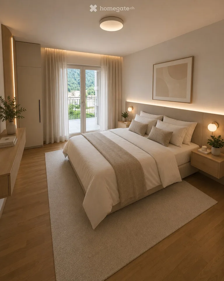 Wohnung 4.5 Zimmer mit Seeblick + zwei Balkonen Pura
