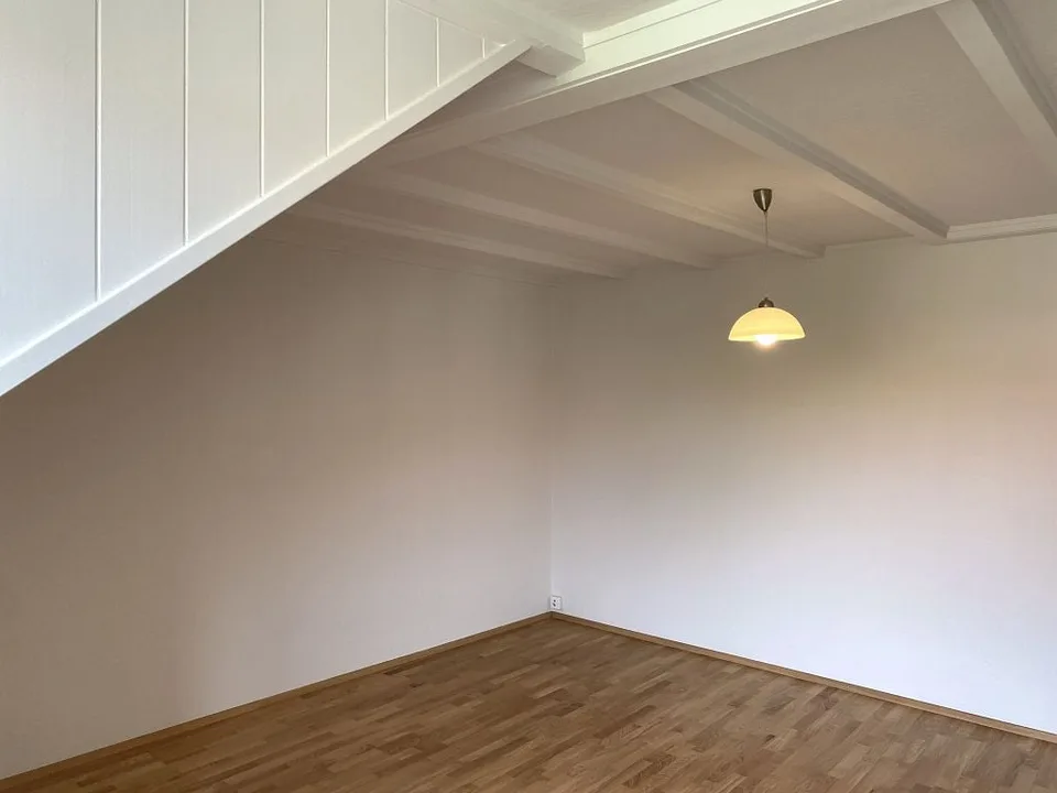 teilsaniertes Studio, Dachgeschoss