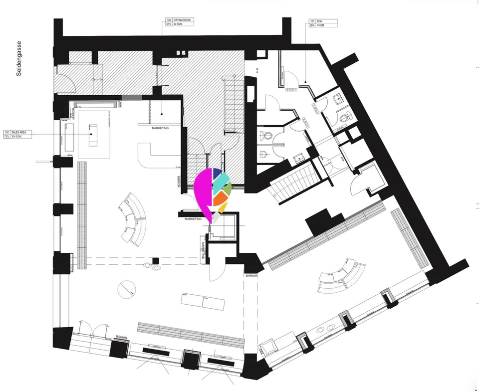 Flagship Store am Löwenplatz in Zürich zu vermieten