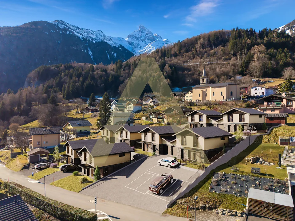 Villas familiales avec vue imprenable sur la vallée