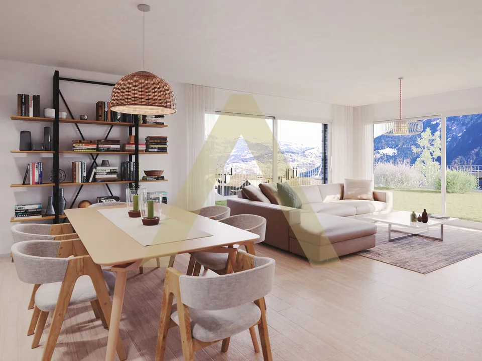 Familienvillas mit atemberaubendem Blick auf das Tal
