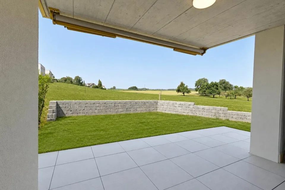 3.5-Zimmer-Gartenwohnung an ruhiger Naturlage