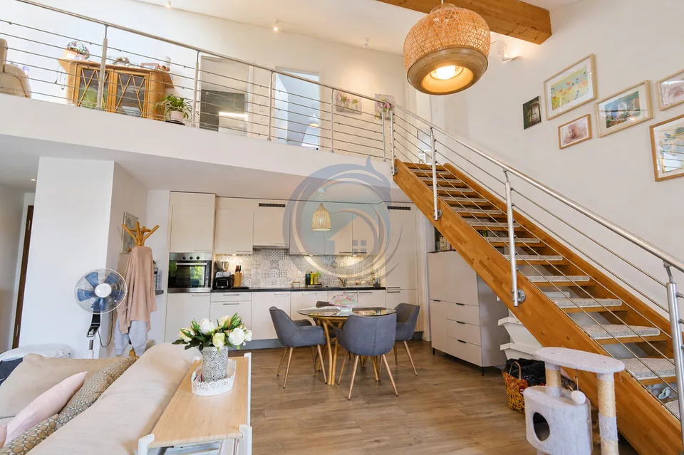 SUPERBE DUPLEX TRAVERSANT DE 4,5 PIÈCES LUMINEUX ET PLEIN DE CHARME